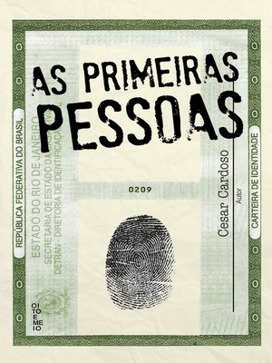cover image of As primeiras pessoas